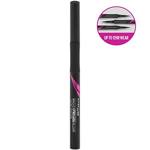 Maybelline Eyestudio Master Precise All Day Liquid Eyeliner, Black, 0.034 Ounce