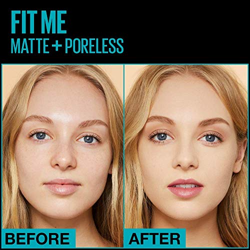 Maybelline Fit Me Matte + Poreless Liquid Foundation Makeup, Ivory, 1 fl; oz;...