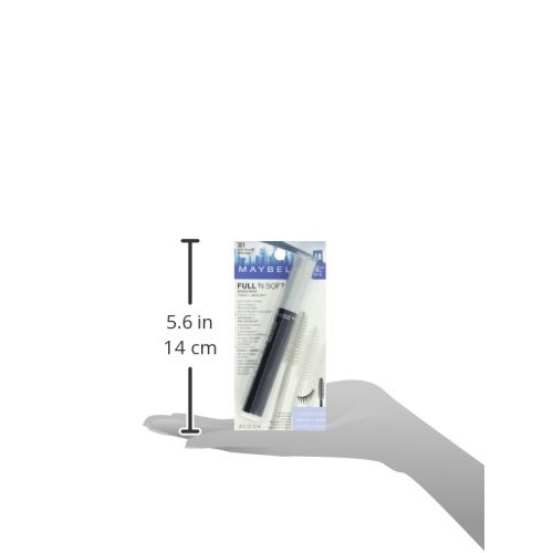 Maybelline Full 'N Soft Washable Mascara, Very Black, 1 Tube