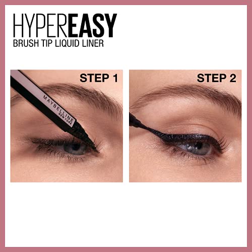 Maybelline Hyper Easy Liquid Pen No-Skip Eyeliner, Satin Finish, Waterproof F...