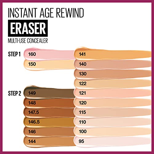 Maybelline Instant Age Rewind Eraser Dark Circles Treatment Concealer, Bright...