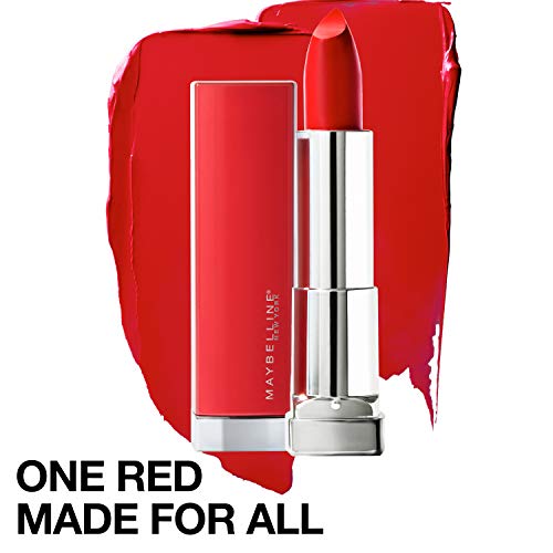 Maybelline New York Color Sensational Made for All Lipstick, Matte Red Lipsti...