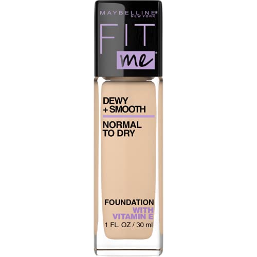 Maybelline New York Fit Me Dewy + Smooth Foundation, 120 Classic Ivory, 1 Fl....