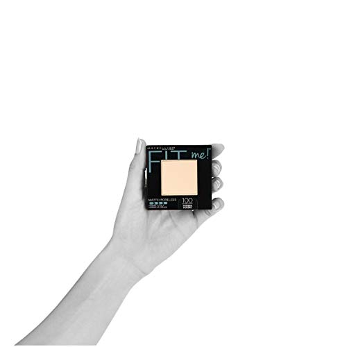 Maybelline New York Fit Me Matte + Poreless Powder Makeup, 220 Natural Beige,...