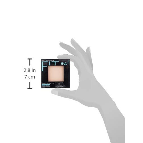 Maybelline New York Fit Me Matte + Poreless Pressed Face Powder Makeup, Natur...
