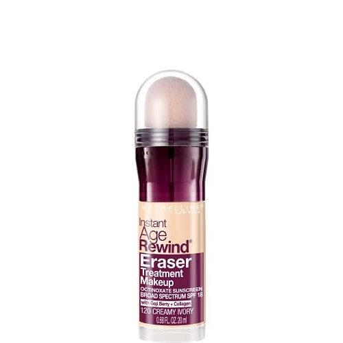 Maybelline New York Instant Age Rewind Eraser Treatment Makeup, Creamy Ivory,...
