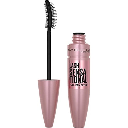 Maybelline New York Lash Sensational Washable Mascara, Blackest Black, (Packa...