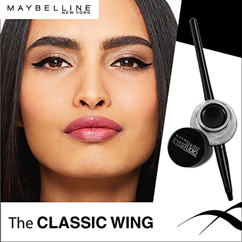 Maybelline New York Makeup Eyestudio Lasting Drama Gel Eye Liner, Blackest Bl...