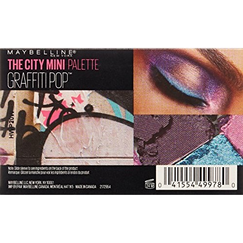 Maybelline New York Makeup The City Mini Eyeshadow Palette, Graffiti Pop Eyes...