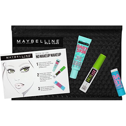 Maybelline New York NY Minute Makeup Kit, No Makeup Makeup Kit, Primer Gloss ...