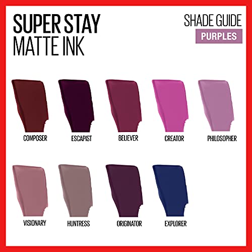 Maybelline New York SuperStay Matte Ink, Liquid Lipstick, City Edition, Origi...