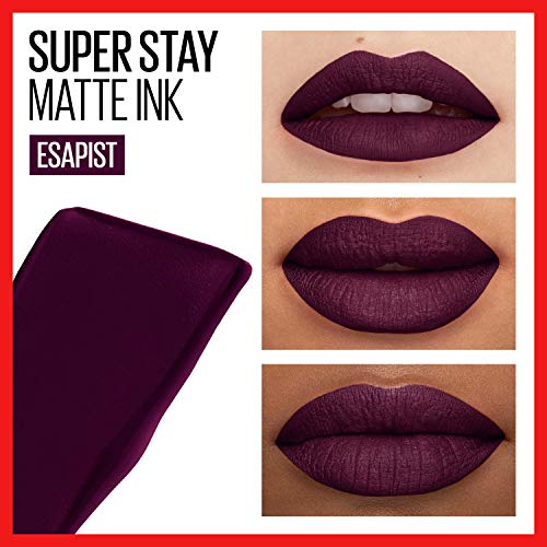Maybelline New York SuperStay Matte Ink Liquid Lipstick, Escapist, 0.17 Ounce