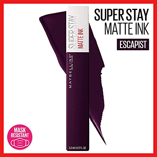 Maybelline New York SuperStay Matte Ink Liquid Lipstick, Escapist, 0.17 Ounce