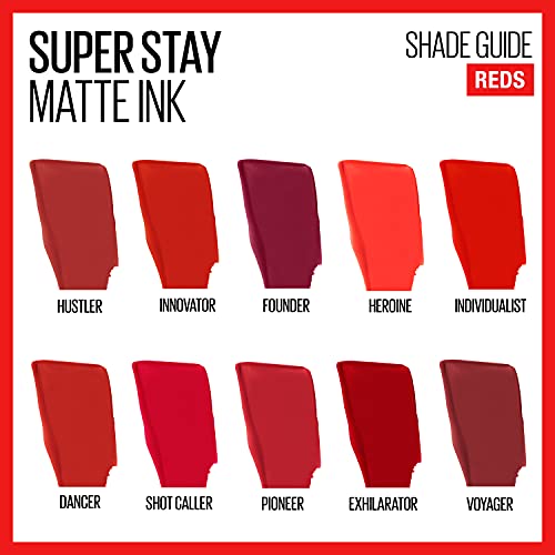 Maybelline New York SuperStay Matte Ink Liquid Lipstick, Spiced Edition, Exhi...