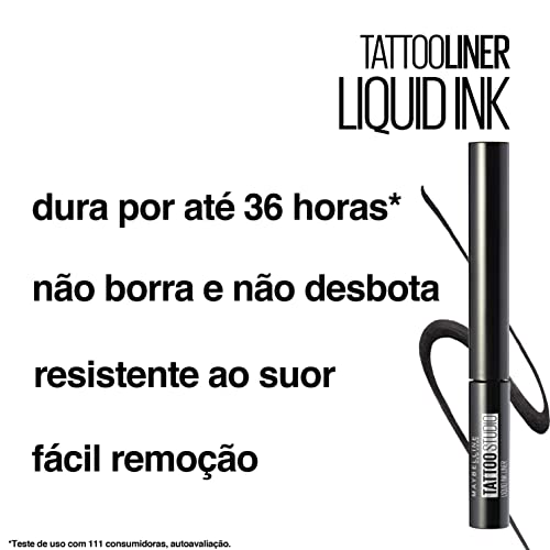 Maybelline New York Tattoo Studio Liquid Ink Eyeliner Makeup, up to 36HR Wear...