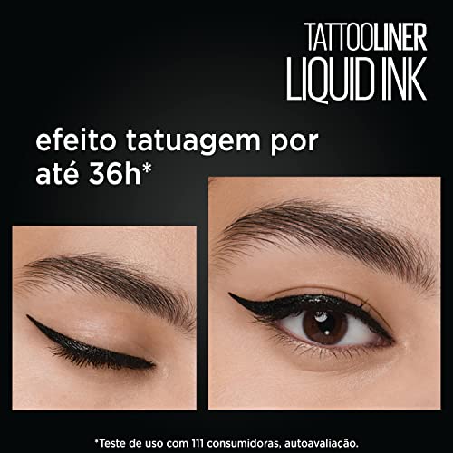 Maybelline New York Tattoo Studio Liquid Ink Eyeliner Makeup, up to 36HR Wear...