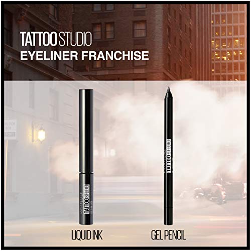 Maybelline New York Tattoo Studio Liquid Ink Eyeliner Makeup, up to 36HR Wear...