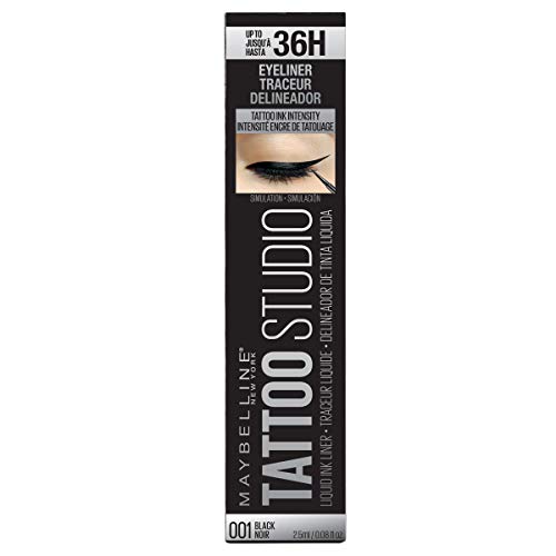 Maybelline New York Tattoo Studio Liquid Ink Eyeliner Makeup, up to 36HR Wear...