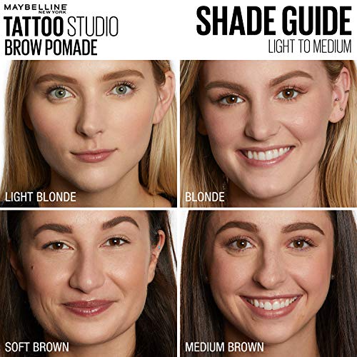 Maybelline New York Tattoostudio Brow Pomade Long Lasting, Buildable, Eyebrow...