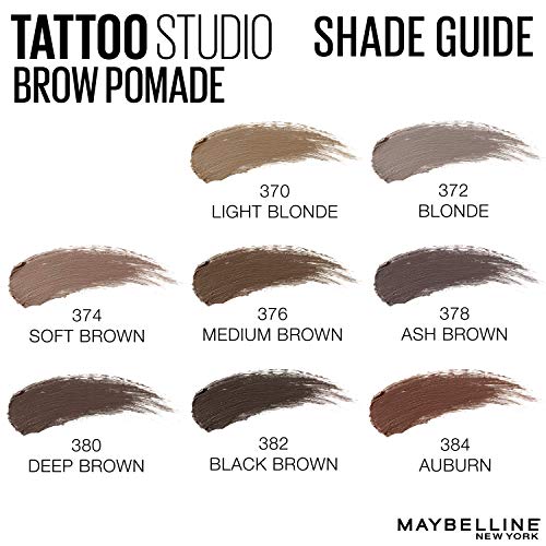 Maybelline New York Tattoostudio Brow Pomade Long Lasting, Buildable, Eyebrow...