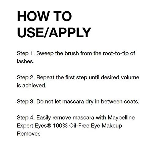 Maybelline New York Total Temptation Washable Mascara, Very Black, 0.27 fl. oz.