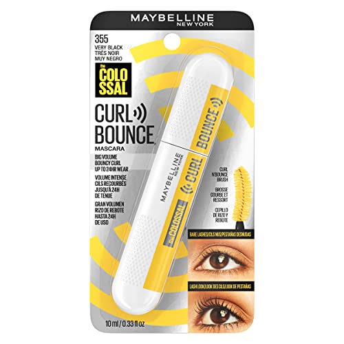 Maybelline New York Volum' Express Colossal Curl Bounce Washable Mascara, Ver...