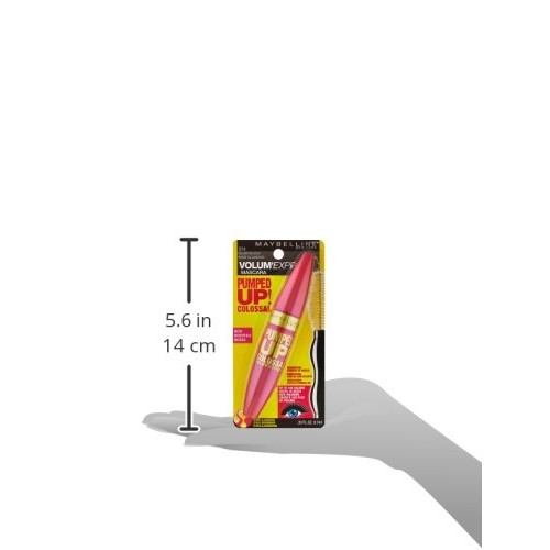 Maybelline New York Volum' Express Pumped Up Colossal Mascara, Washable Glam ...