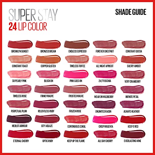 Maybelline SuperStay 24, 2-Step Liquid Lipstick, Firmly Mauve