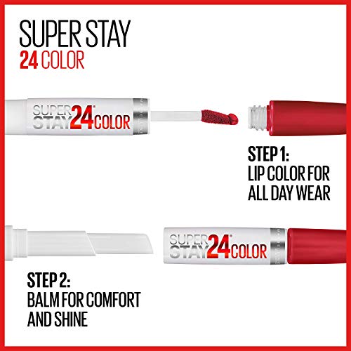 Maybelline SuperStay 24, 2-Step Liquid Lipstick, Firmly Mauve