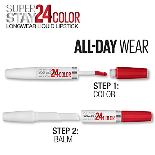 Maybelline SuperStay 24, 2-Step Liquid Lipstick, Firmly Mauve