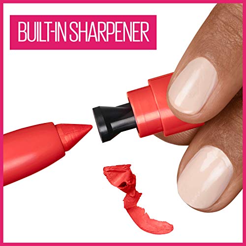 Maybelline SuperStay Ink Crayon Matte Longwear Lipstick With Built-in Sharpen...