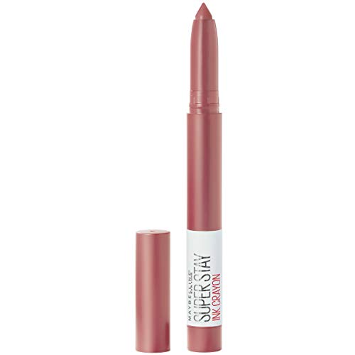 Maybelline SuperStay Ink Crayon Matte Longwear Lipstick With Built-in Sharpen...