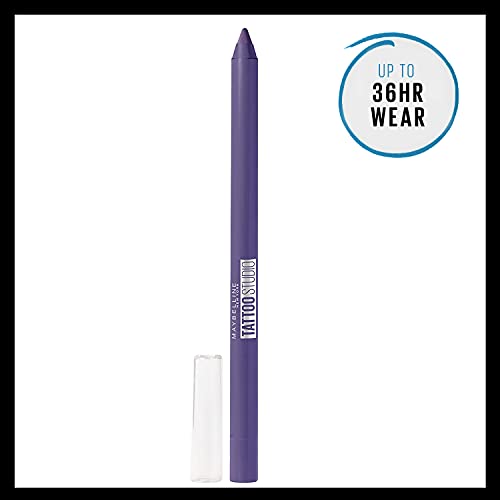 Maybelline TattooStudio Sharpenable Gel Pencil Longwear Eyeliner Makeup, Rich...