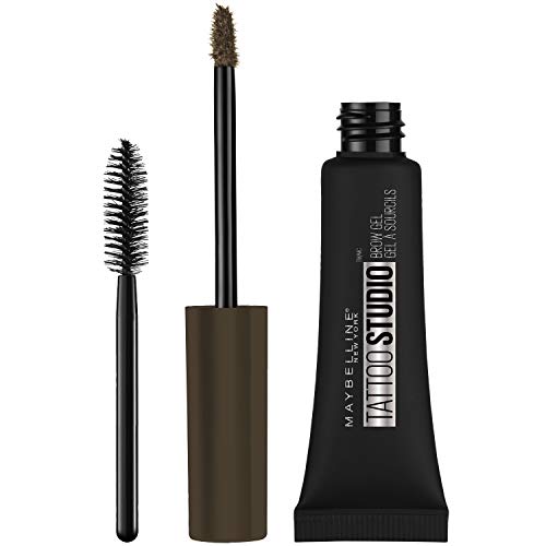 Maybelline TattooStudio Waterproof Eyebrow Gel Makeup, Deep Brown, 0.23 Fl Oz...