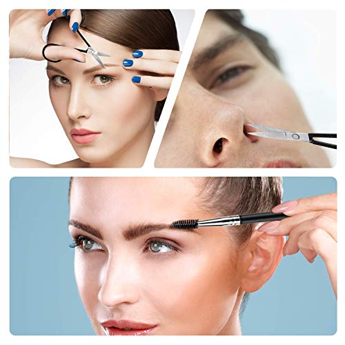 Eyebrow Tweezers Set 6 PCS, Professional Stainless Steel Eyebrow Tweezers Kit...