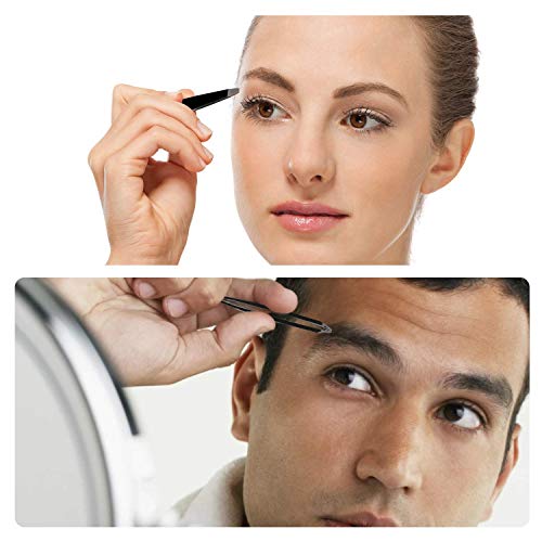 Eyebrow Tweezers Set 6 PCS, Professional Stainless Steel Eyebrow Tweezers Kit...