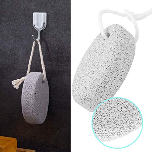 Pumice Stone 2 Pcs, Natural Lave Pumice Stone for Feet/Hand, Small Callus Rem...