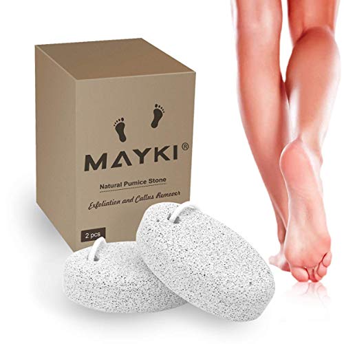 Pumice Stone 2 Pcs, Natural Lave Pumice Stone for Feet/Hand, Small Callus Rem...