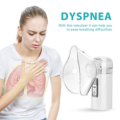 MAYLUCK Handheld Portable Inhaler Ultrasonic Nebuliser Strong Mist for Baby K...