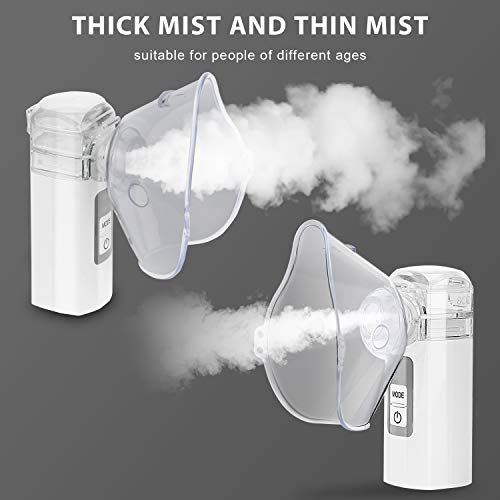 MAYLUCK Handheld Portable Inhaler Ultrasonic Nebuliser Strong Mist for Baby K...
