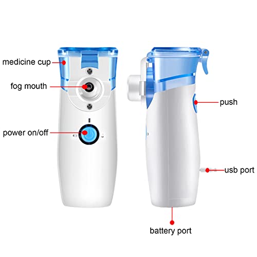 MAYLUCK Portable Handheld Nebulizer, Steam Inhaler, Cool Mist Sprayer Machine...