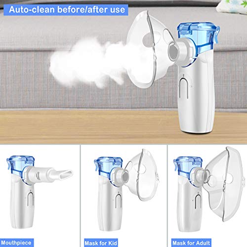 Portable Nebuliser Handheld Mesh Atomizer Machine for Home Daily Use, Persona...