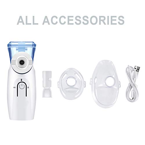 Portable Nebuliser Handheld Mesh Atomizer Machine for Home Daily Use, Persona...