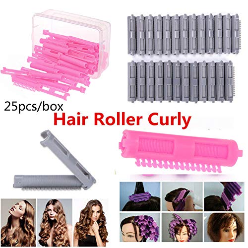 25pcs/box Fluffy Hair Cold Perm Rods Magic Air Bang Styling Bars Hair Rollers...