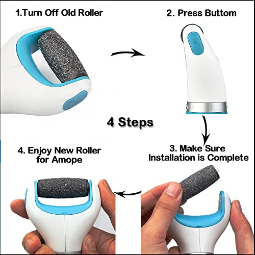 Mayting Replacement Roller for Amope Pedi, Foot Scrubber, Electronic Callus R...