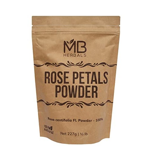 MB Herbals Rose Petals Powder 100g (3.5oz) | Rosa centifolia Natural Face Pac...