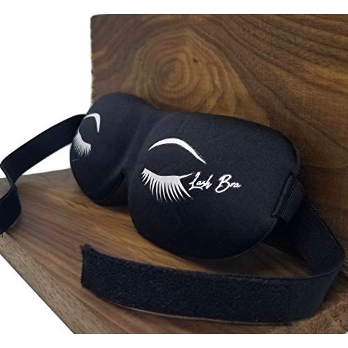 Sleep Eye Mask 3D Contoured Blackout Soft Eye Cover Blindfold with Adjustable...
