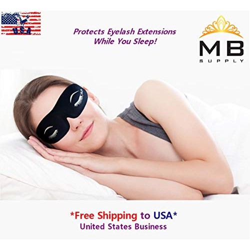 Sleep Eye Mask 3D Contoured Blackout Soft Eye Cover Blindfold with Adjustable...