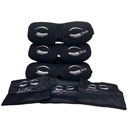 Sleep Eye Mask 3D Contoured Blackout Soft Eye Cover Blindfold with Adjustable...