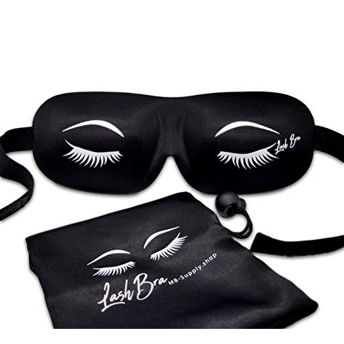 Sleep Eye Mask 3D Contoured Blackout Soft Eye Cover Blindfold with Adjustable...